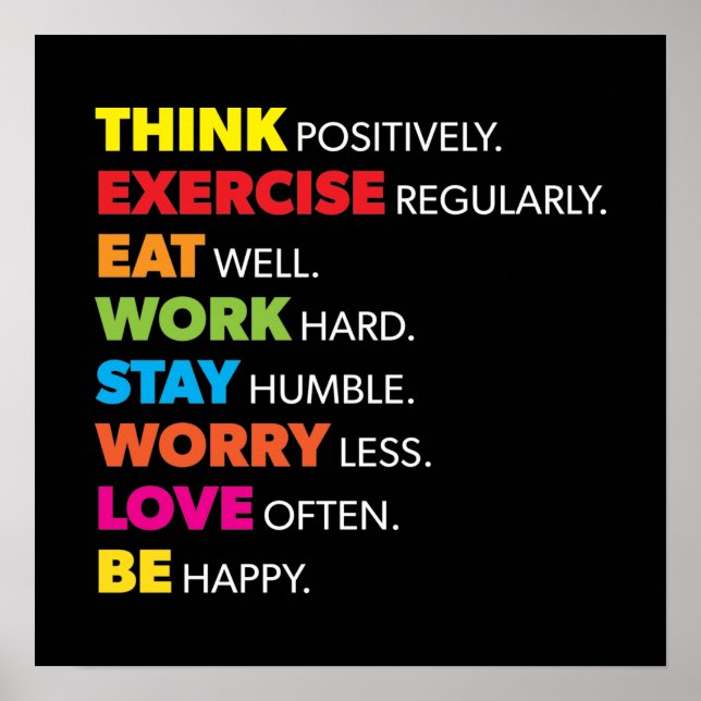 Framgång och gym Motivational Poster (Framsidan)