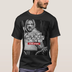 Framgång och inlärning - arbetsinspiration t-shirt