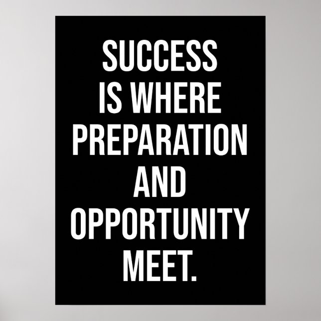 Framgång och Poster av rörelsemöjligheter (Framsidan)