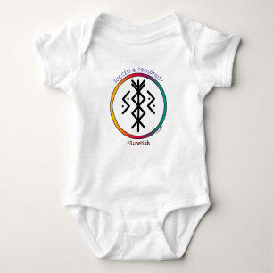 Framgång och välstånd, bindrune Baby Bodykostym T Shirt