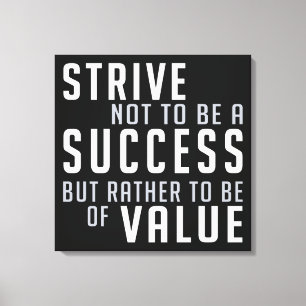 Framgång och värdefullt kanvastryck för motivation