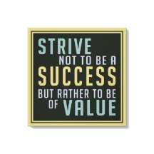 Framgång och värdefullt kanvastryck för motivation