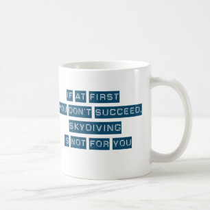 Framgång på Skydiving Kaffemugg