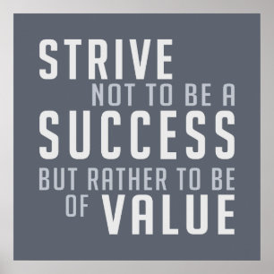 Framgång & värderar den Motivational affischen Poster