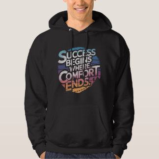 Framgången börjar där ansträngningen slutar hoodie