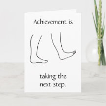 Framgången tar nästa steg. Gratulerara kort