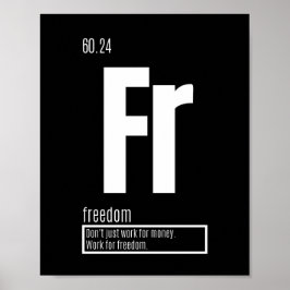 Framgångens grundläggande Inslag - Frihet Poster