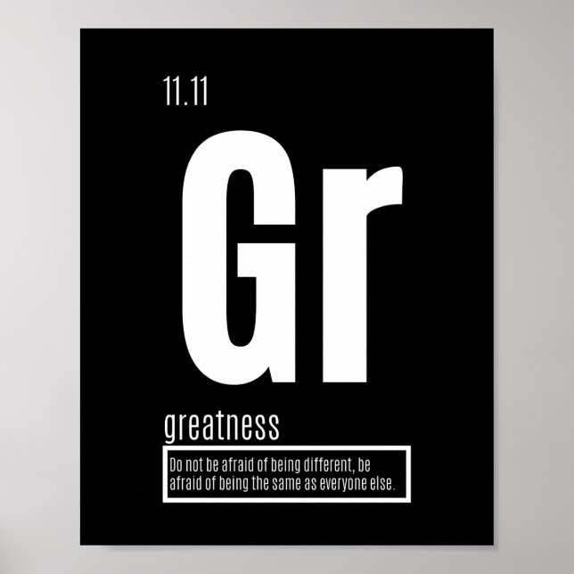 Framgångens grundläggande Inslag - Viktighet Poster (Framsidan)