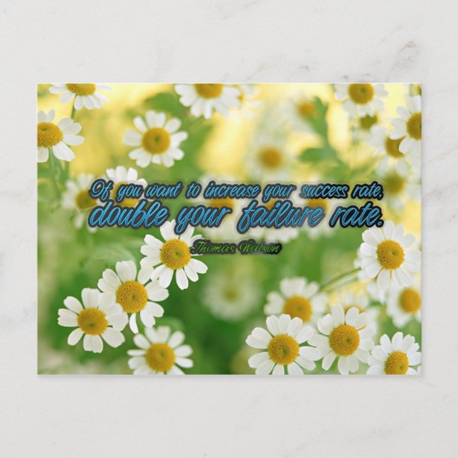 Framgångs Motiverande Postkort Vykort (Framsida)