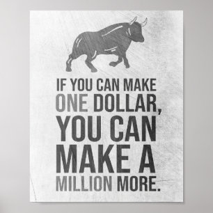 Framgångscitat Du Kan Tjäna En Miljon Poster