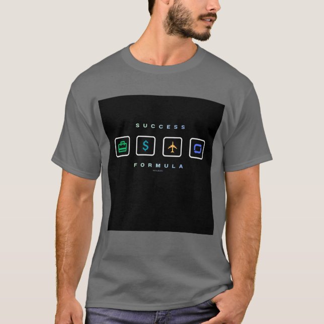 Framgångsformel Motivations T-Shirt (Framsida)