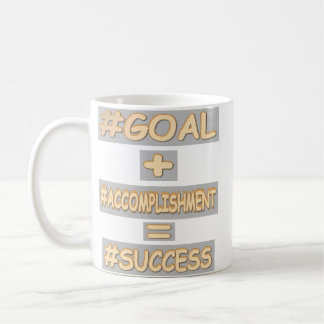 "FRAMGÅNGSJUSTERING", utmatningsdesign. Köp nu Kaffemugg