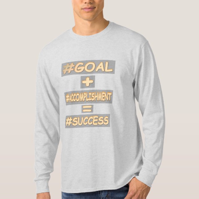 "FRAMGÅNGSJUSTERING", utmatningsdesign. Köp nu T Shirt (Framsida)