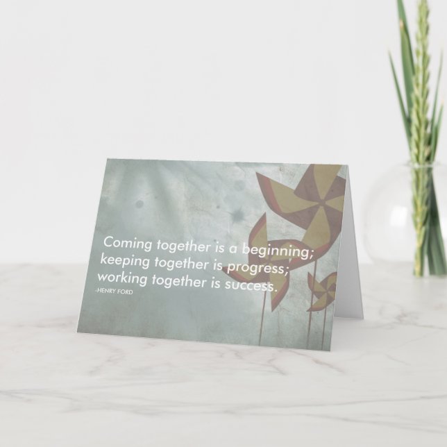 Framgångsoffert för henry ford kort (Framsida)