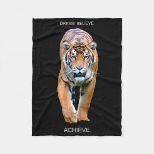 Framgångsofferter för tiger motivation fleecefilt
