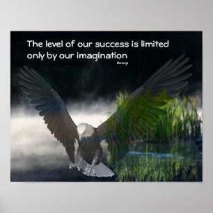 Framgångsoffertinspiration för örn poster