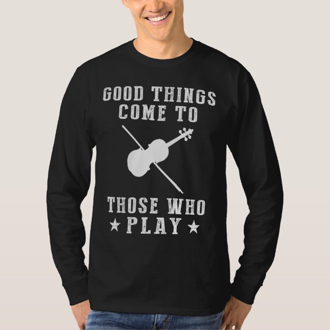 Framgångsparametrar: Bra Sak Kom till dem som T Shirt (Framsida)