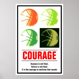 Framgångsrik basket Motivering Poster