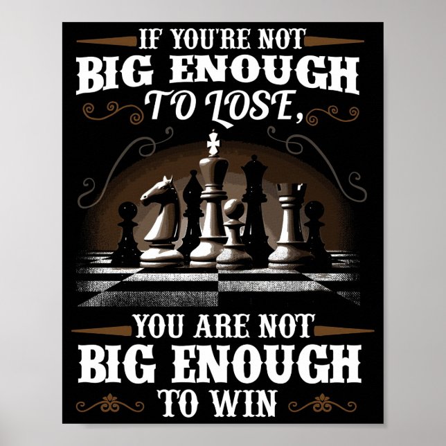 Framgångsrik citat du inte är tillräckligt stor fö poster (Framsidan)