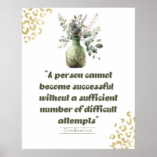 Framgångsrik inspirationsoffert poster
