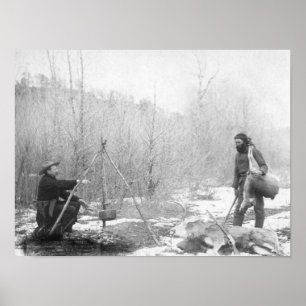 Framgångsrik kära Hunt nära Deadwood-fotografi Poster