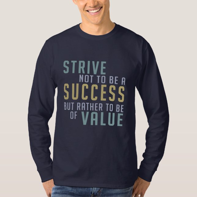 Framgångsrika och värdefulla rörelseklädsel t shirt (Framsida)