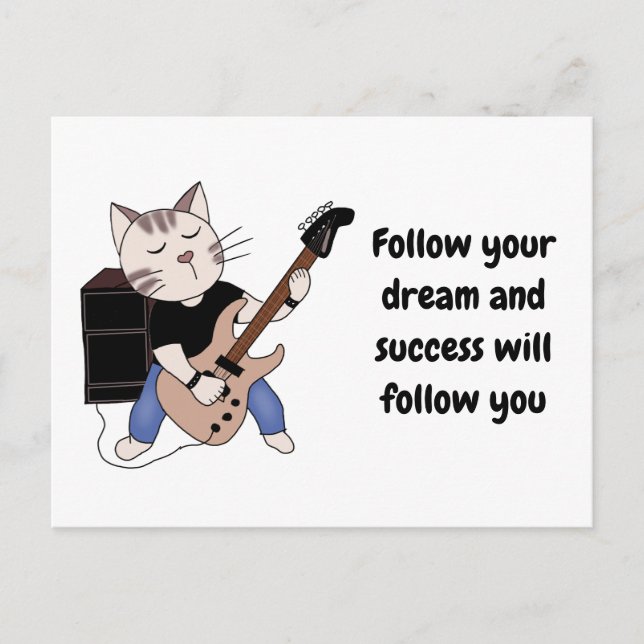 framgångsrikt sten-kort vykort (Framsida)