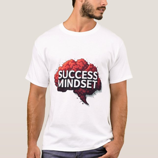Framgångstankesätt T Shirt (Framsida)
