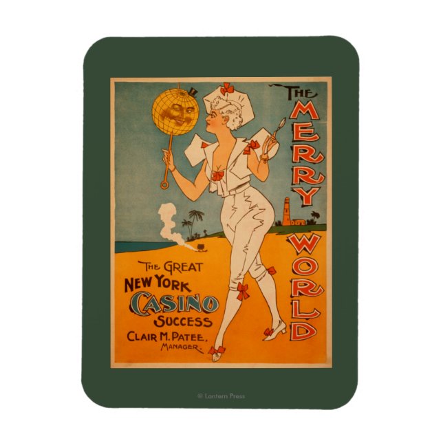 Framgångsteatern för Underbara kasinot i New York Magnet (Vertikal)