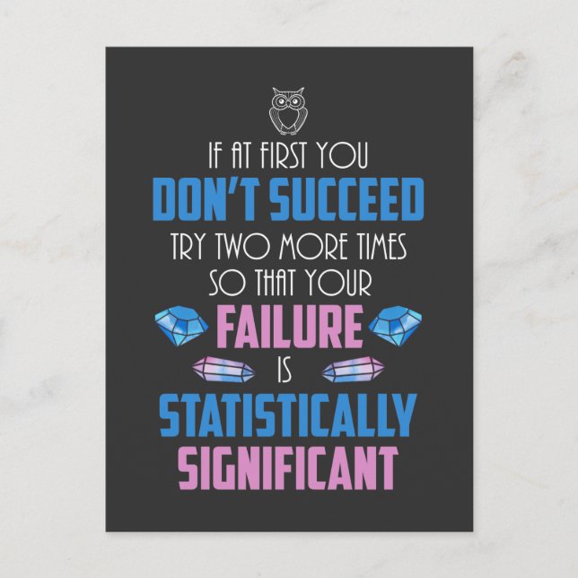 Framgångsvetenskap för kemilärare i Student Lab Vykort (Framsida)