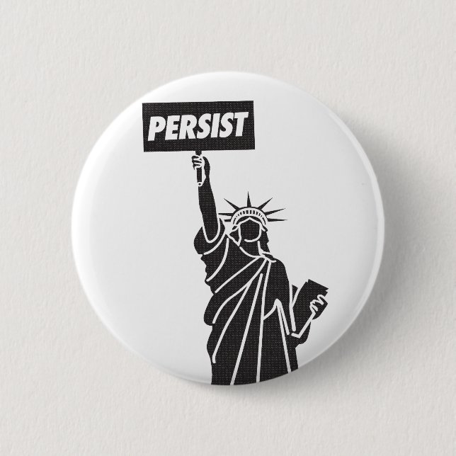 Framhärda för frihet knäppas emblem knapp (Framsida)