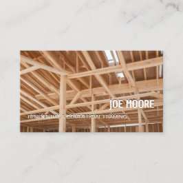 Framing Contractor Visitkort
