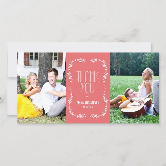 Framing Löv Bröllop - tack för att du tar emot lax (Framsida)