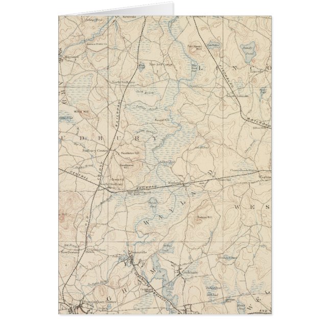 Framingham, Massachusetts Hälsningskort (Framsidan)