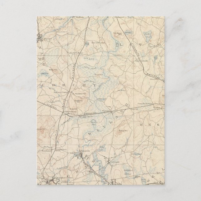 Framingham, Massachusetts Vykort (Framsida)