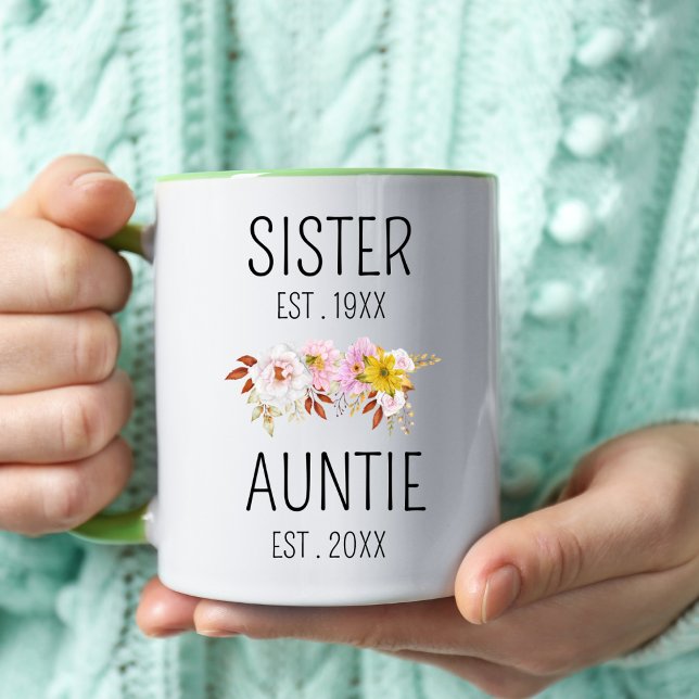 Främja Auntie snart som Auntie Baby-kalvning Mugg (Skapare uppladdad)