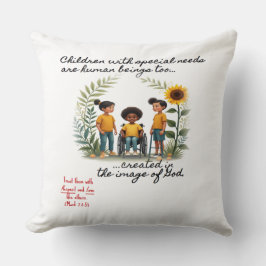 Främja barn med Speciella behov i Dekorativ kudde