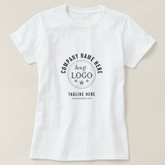 Främja ditt varumärke med Anpassningsbar Kvinnors  T Shirt (Design framsida)
