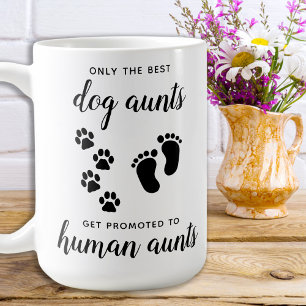 Främja Hund Moster i uppvisningen av Graviden för Kaffemugg
