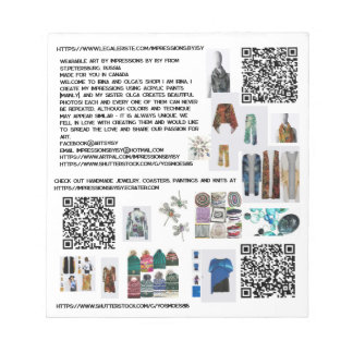 Främja intrycken efter ISY-Anteckningsblocket Anteckningsblock