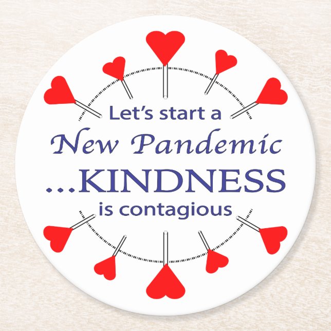 Främja kändishet underlägg papper rund (Framsidan)