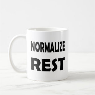 Främja självvård och normalisering av hälsovård kaffemugg
