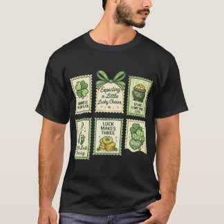 Främja St Patrick's Day graviditet Meddelande avsl T Shirt