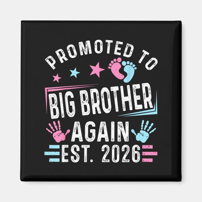 Främjad Big Brother Igen Est Illustration Magnet (Framsidan)