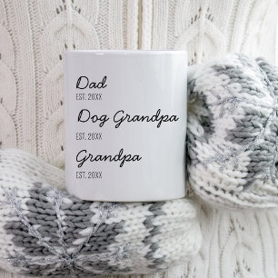 Främjad från Hund farmor till människan, ny farfar Kaffemugg