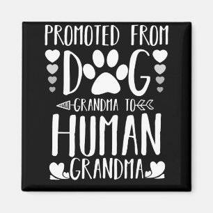 Främjad från Hund mormor till mormor Magnet