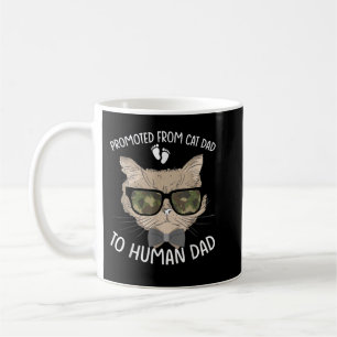 Främjad från Kat Pappa till Human Pappa Fars dag Kaffemugg