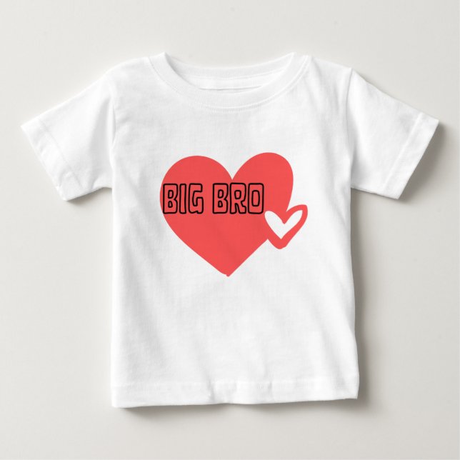 Främjad till Big Brother Matching Syskon Baby T Shirt (Framsida)