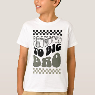 Främjad till Big Brother Shirt Småbarn Pojke T- T