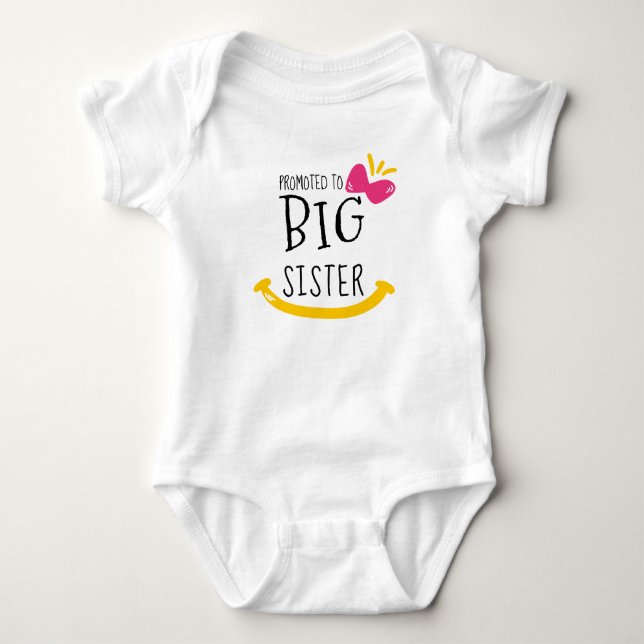 Främjad till BIG Sister T-shirt (Framsida)